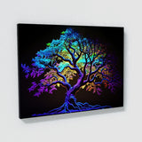 Trippy Psychedelic Tree 32 Wall Art