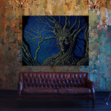 Trippy Psychedelic Tree 33 Wall Art