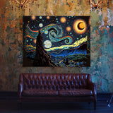 Pop Art The Starry Night 22 Wall Art