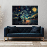 Pop Art The Starry Night 28 Wall Art