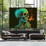 Pop Art Van Gogh Skeleton 101 Wall Art