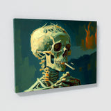 Pop Art Van Gogh Skeleton 108 Wall Art