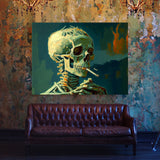 Pop Art Van Gogh Skeleton 108 Wall Art