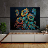 Pop Art Van Gogh Sunflowers 103 Wall Art