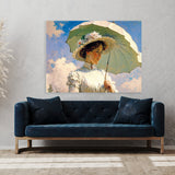 Pop Art Woman With A Parasol 97 Wall Art