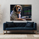 Dogs Financial Day Trader 1 Wall Art