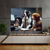Dogs Financial Day Trader 3 Wall Art