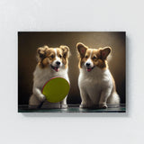 Dogs Playing Ping Pong 9 Wall Art