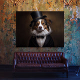 Dogs Suit Wearing Chef Hat 92 Wall Art