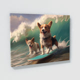 Dogs Surfing 78 Wall Art