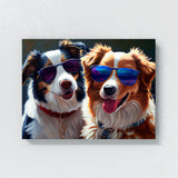 Dogs Wearing Sunglasses 50 Wall Art