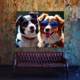 Dogs Wearing Sunglasses 50 Wall Art