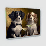 Dogs With Fancy Cocktail 103 Wall Art