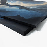 Bat Realistic Starry Sky 17 Wall Art