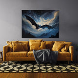 Bat Realistic Starry Sky 17 Wall Art