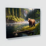 Bear Forest River 42 Wall Art