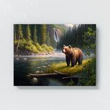 Bear Forest River 42 Wall Art