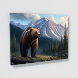 Bear Grizzly Forest 36 Wall Art