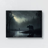 Bear Moody Evocative Forest 13 Wall Art