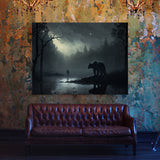 Bear Moody Evocative Forest 13 Wall Art