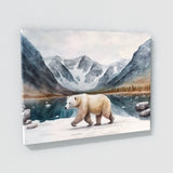 Bear Polar Landscape Ice 40 Wall Art