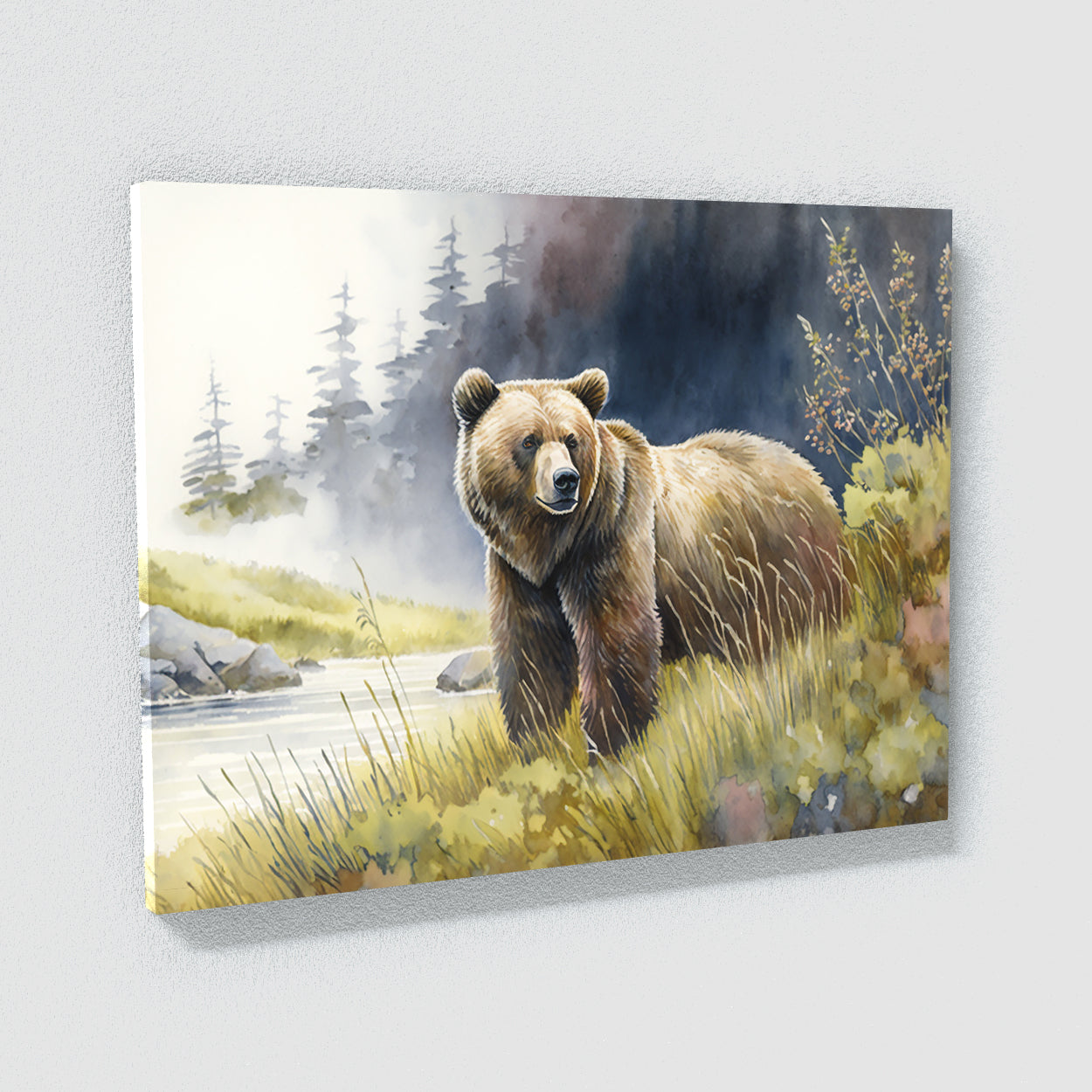 Bear Realistic Kodiak 8 Wall Art
