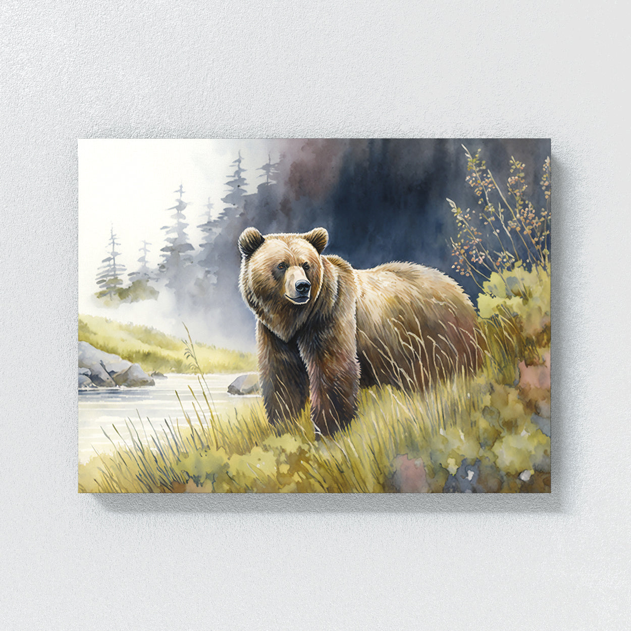 Bear Realistic Kodiak 8 Wall Art