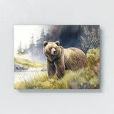 Bear Realistic Kodiak 8 Wall Art