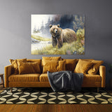 Bear Realistic Kodiak 8 Wall Art