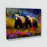 Bear Vibrant 20 Wall Art