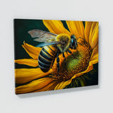 Bee Artwork Sunflower 3 Wall Art