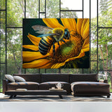 Bee Artwork Sunflower 3 Wall Art