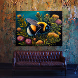 Bee Bumblebee Garden 2 Wall Art