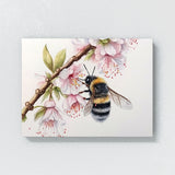 Bee Cherry Blossom 8 Wall Art