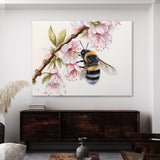 Bee Cherry Blossom 8 Wall Art