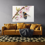 Bee Cherry Blossom 8 Wall Art