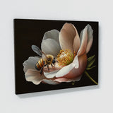 Bee Honeybee Flower Art 1 Wall Art