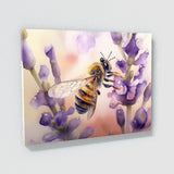 Bee Honeybee Lavender Flower 6 Wall Art