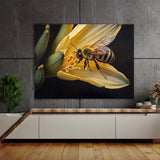 Bee Lily Watercolor 10 Wall Art