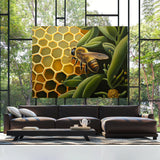 Bee Realistic Oil Honeycomb 11 Wall Art