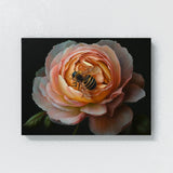 Bee Rose Realistic 15 Wall Art