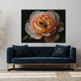 Bee Rose Realistic 15 Wall Art