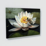 Bee Watercolor Lily 14 Wall Art