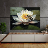 Bee Watercolor Lily 14 Wall Art