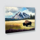 Bison Abstract 12 Wall Art