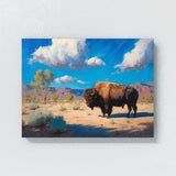 Bison Desert Sky 17 Wall Art