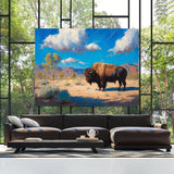 Bison Desert Sky 17 Wall Art