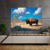 Bison Desert Sky 17 Wall Art