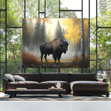 Bison Forest Autumn 5 Wall Art