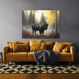 Bison Forest Autumn 5 Wall Art